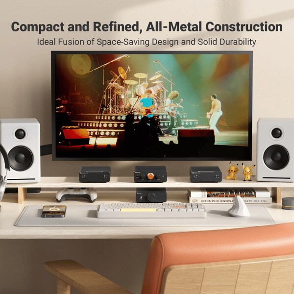 Main product image for Fosi Audio P4 Mini Preamp w/ Remote Control235-282